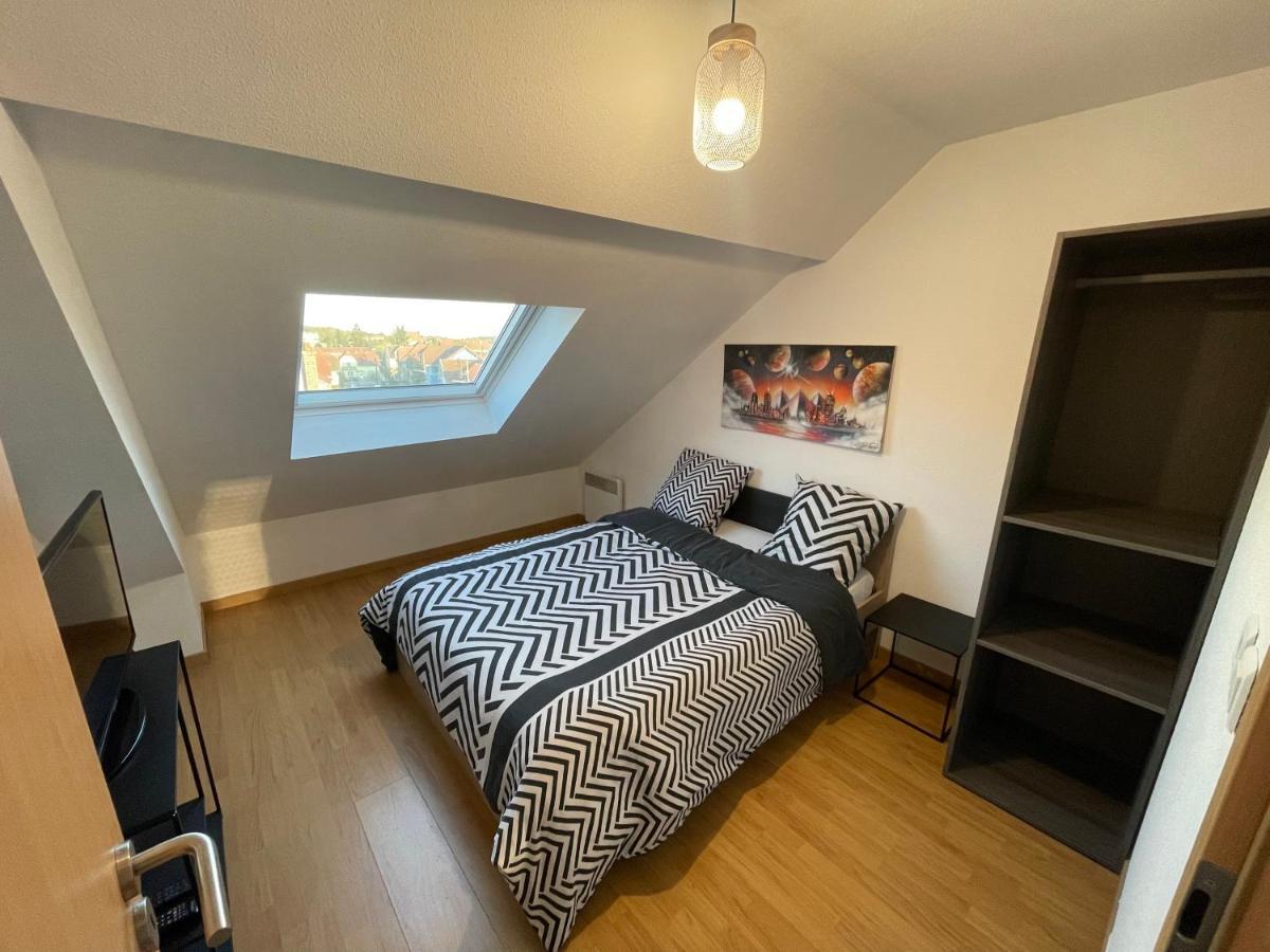 Belfort: Appartement spacieux avec parking gratuit Extérieur photo